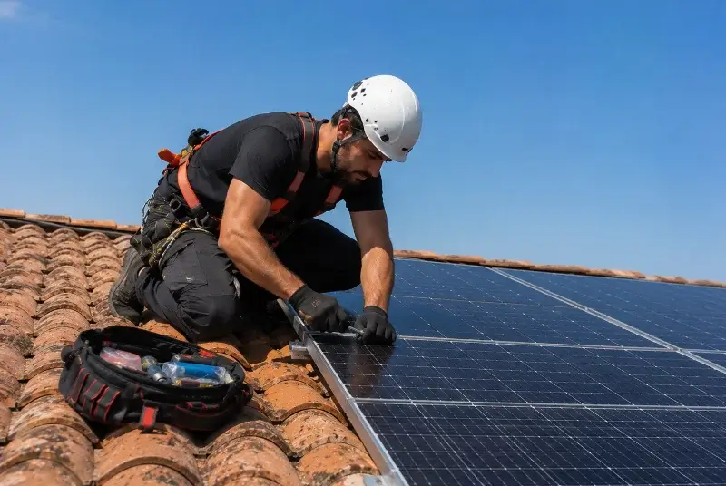 Maintenance et monitoring de panneaux solaires à Saint-Père-en-Retz